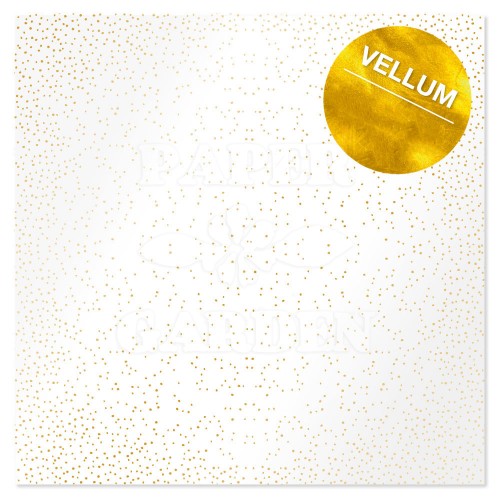 Pergamenový papír - Golden Mini Drops